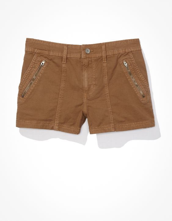 Snappy Stretch Low-Rise Short Short