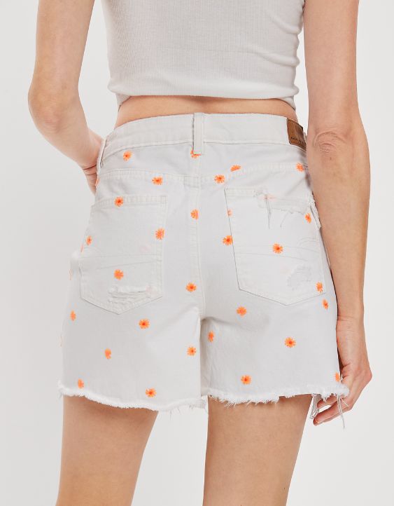 Denim Highest Waist Baggy Short