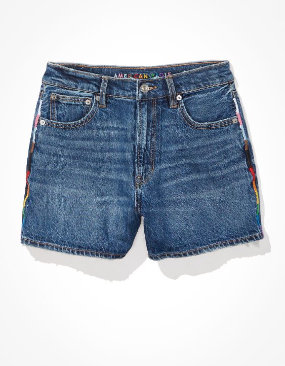 Stretch Denim Highest Waist Short