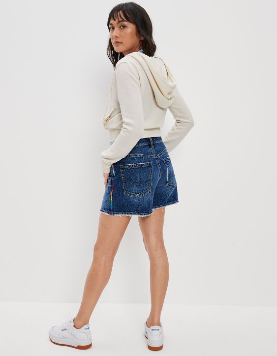 Stretch Denim Highest Waist Short