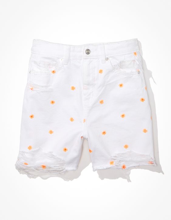 Denim Highest Waist Baggy Short