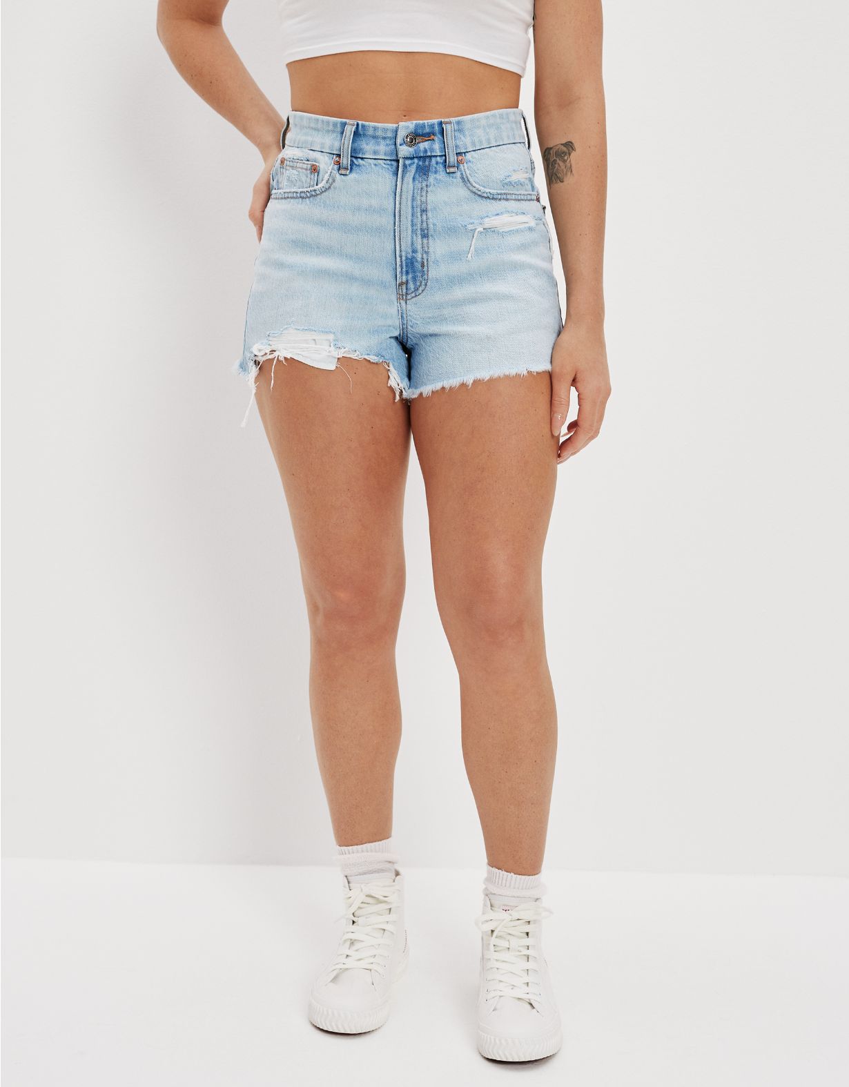 Denim Curvy Highest Waist Short