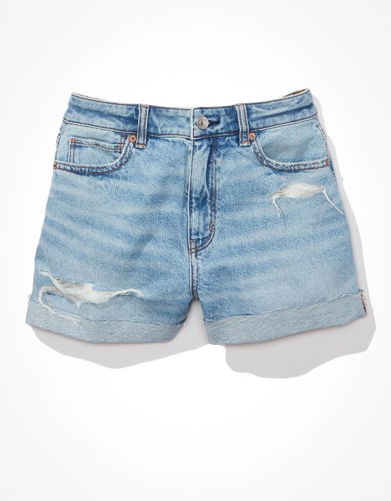 Denim Mom Short