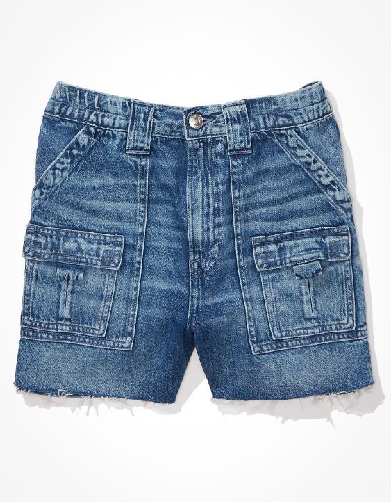 Drape Denim Highest Waist Short
